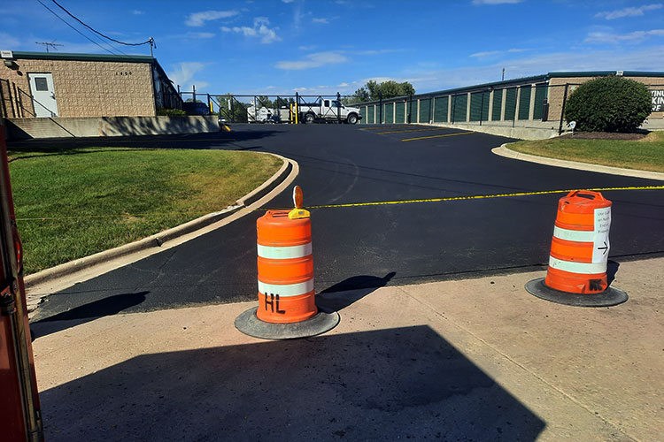Professional Sealcoating, Line Striping, Crack Filling & Hot Patching in Montgomery Illinois