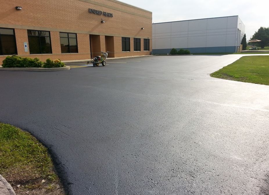 Professional Sealcoating, Line Striping, Crack Filling & Hot Patching in Montgomery Illinois